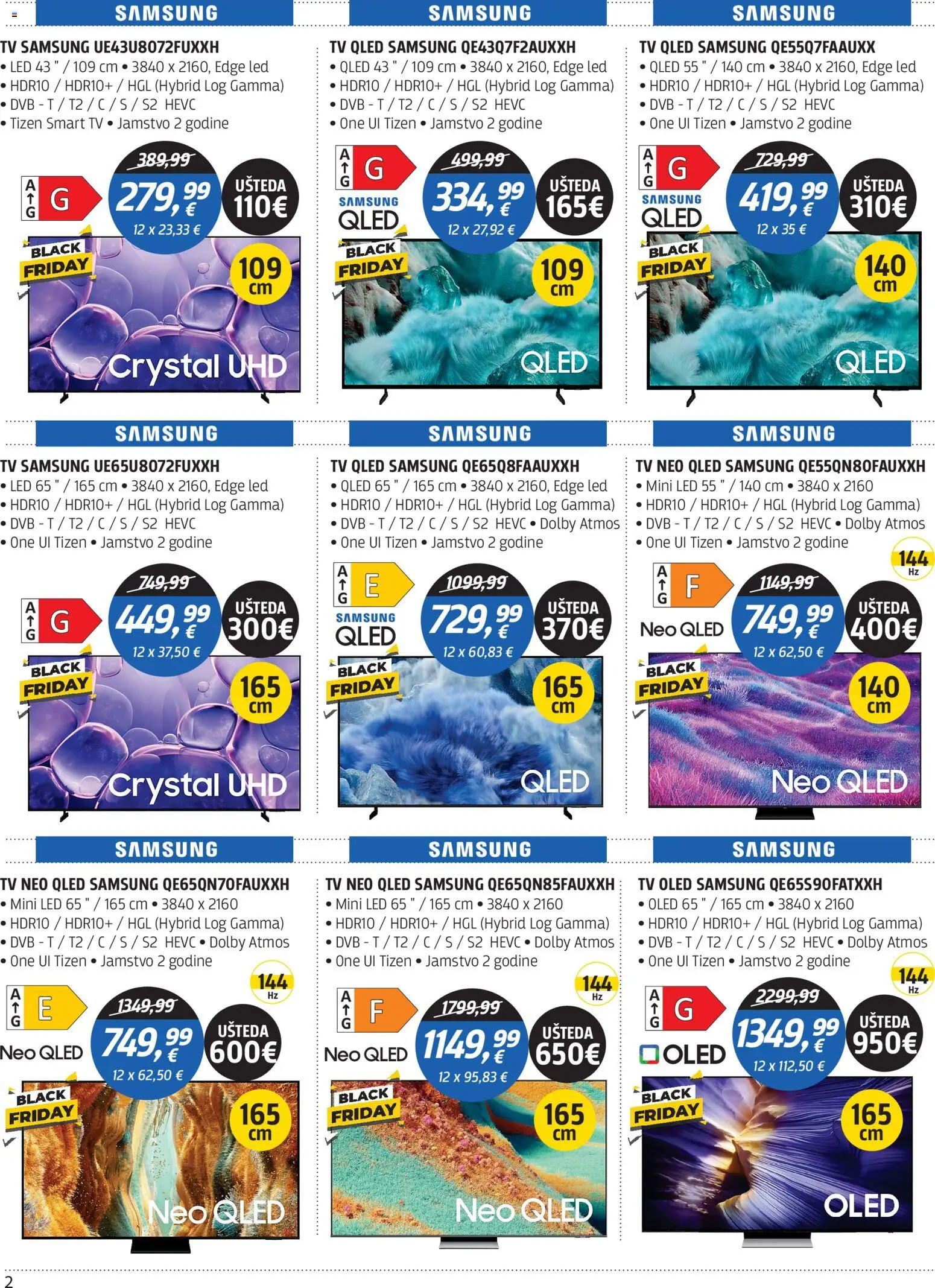 Centar Tehnike katalog | vrijedi od 03.11.2025 | Stranica: 2 | Proizvodi: Smart TV, Tv