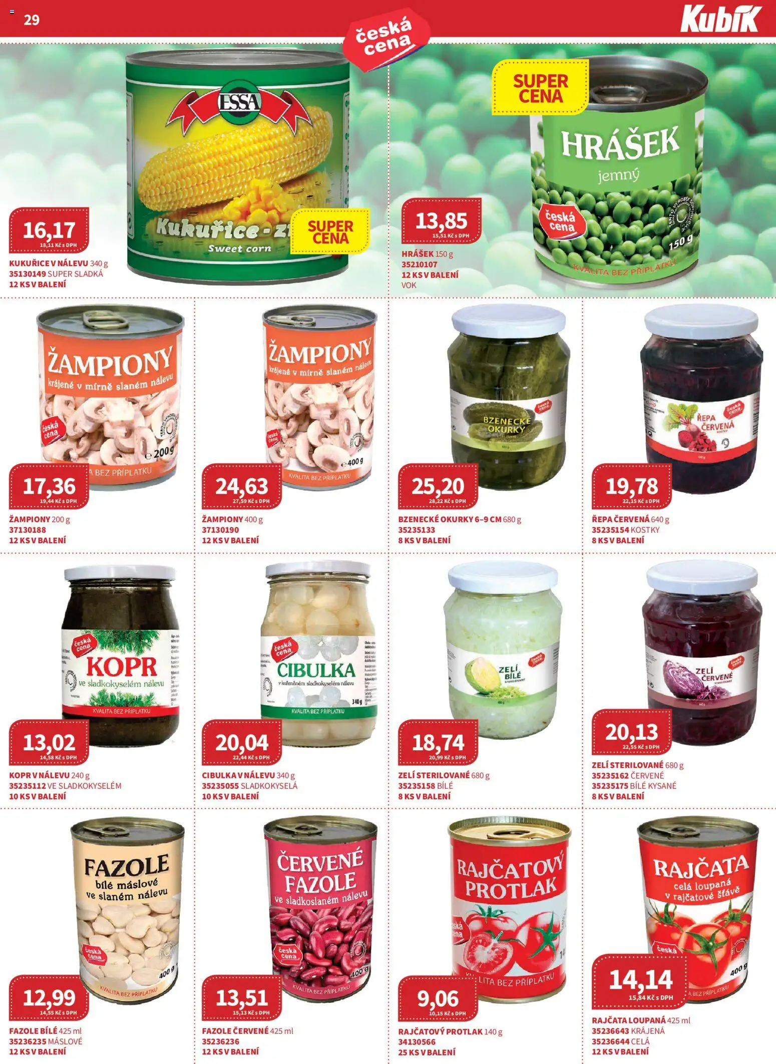 Kubík leták - Velkoobchod od 01.12.2025 | Strana: 29