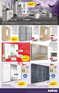 Roller Prospekt 	 ab 05.10.2025 gültig | Seite: 5 | Produkte: Lattenrost, Schwebetürenschrank, Drehtürenschrank, Spiegel