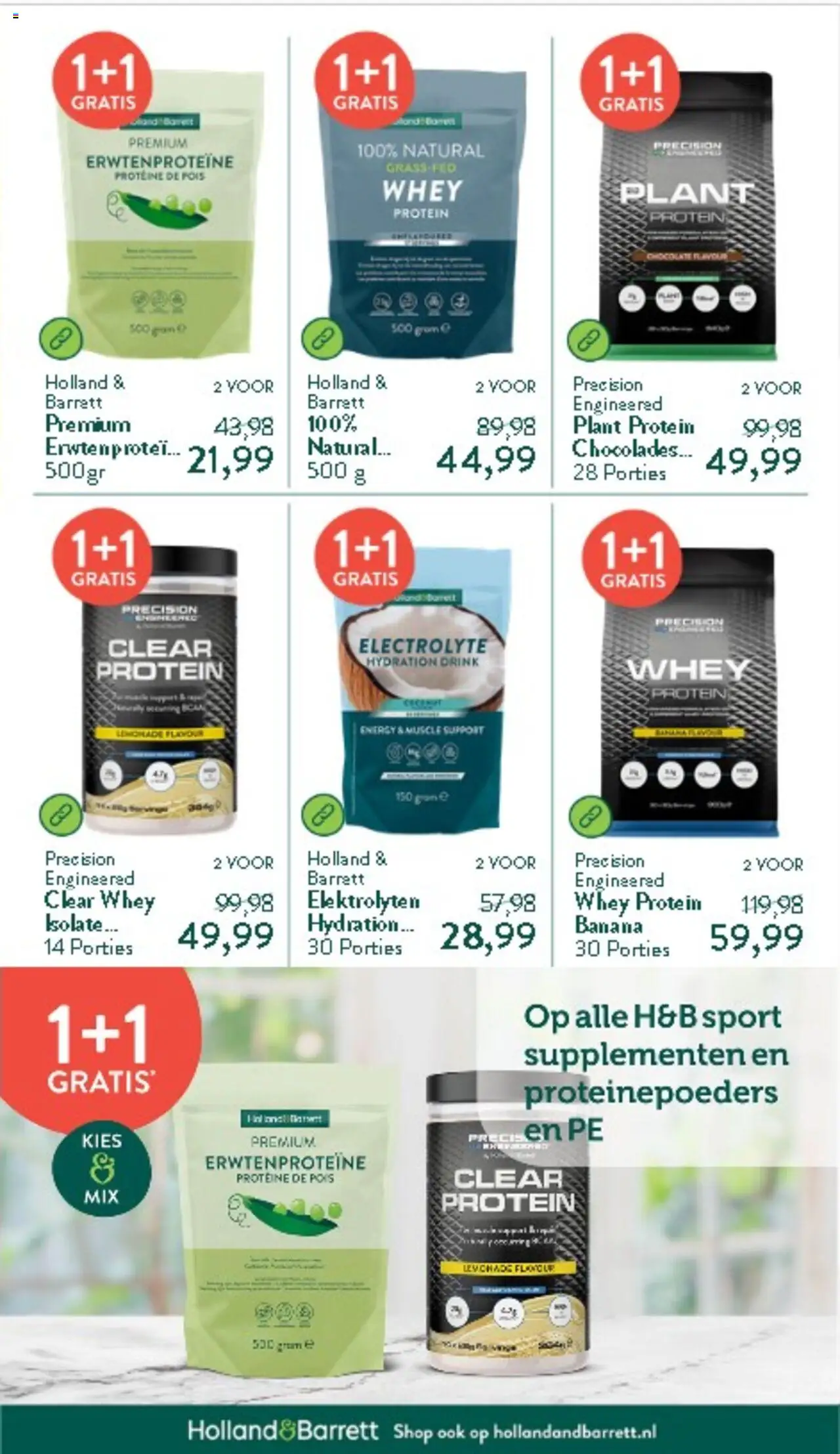 {H1} | Pagina: 23 | Producten: Whey, Supplementen
