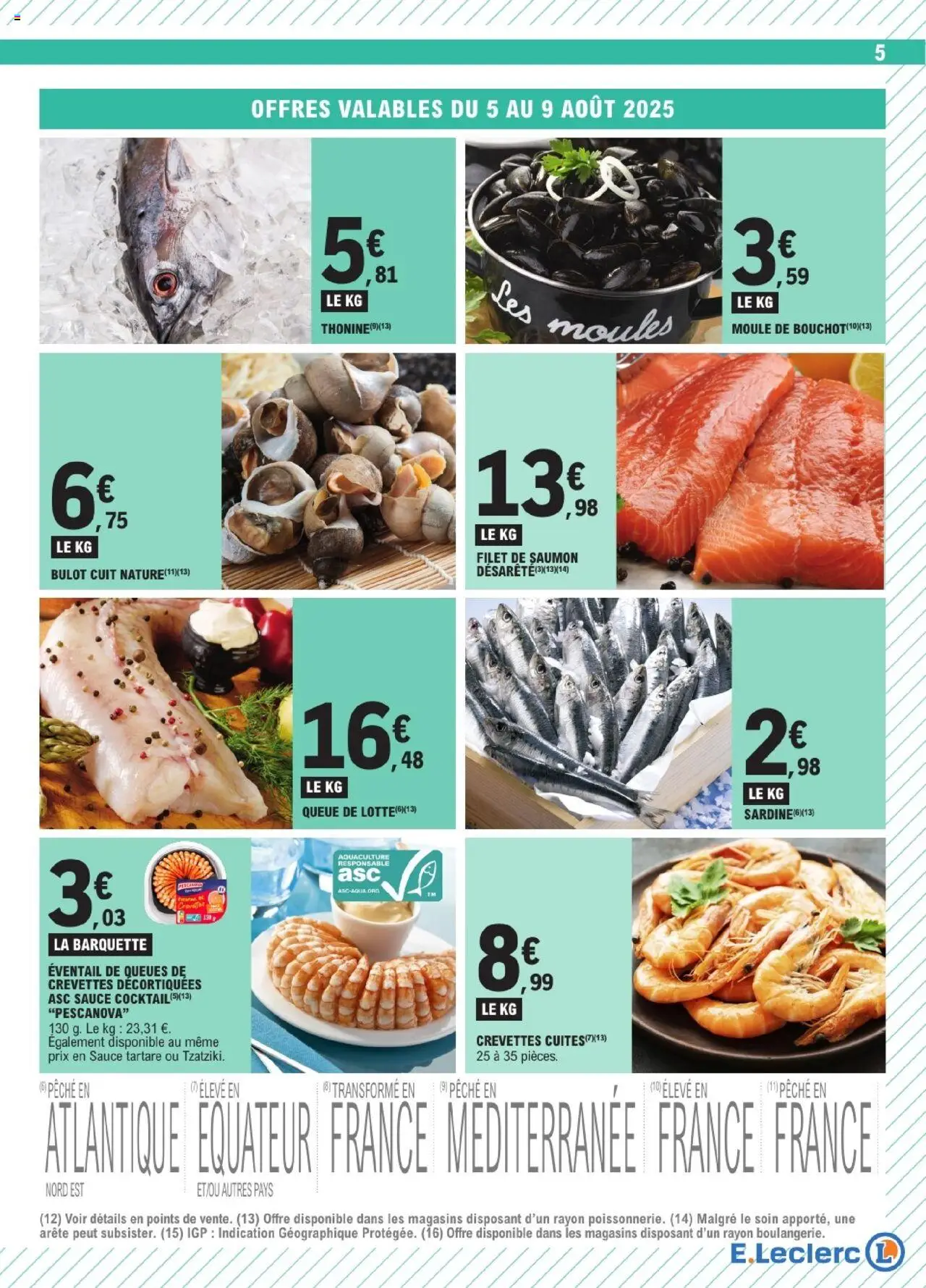  | Page: 5 | Produits: Queue de lotte, Sardine, Sardines, Filet de saumon