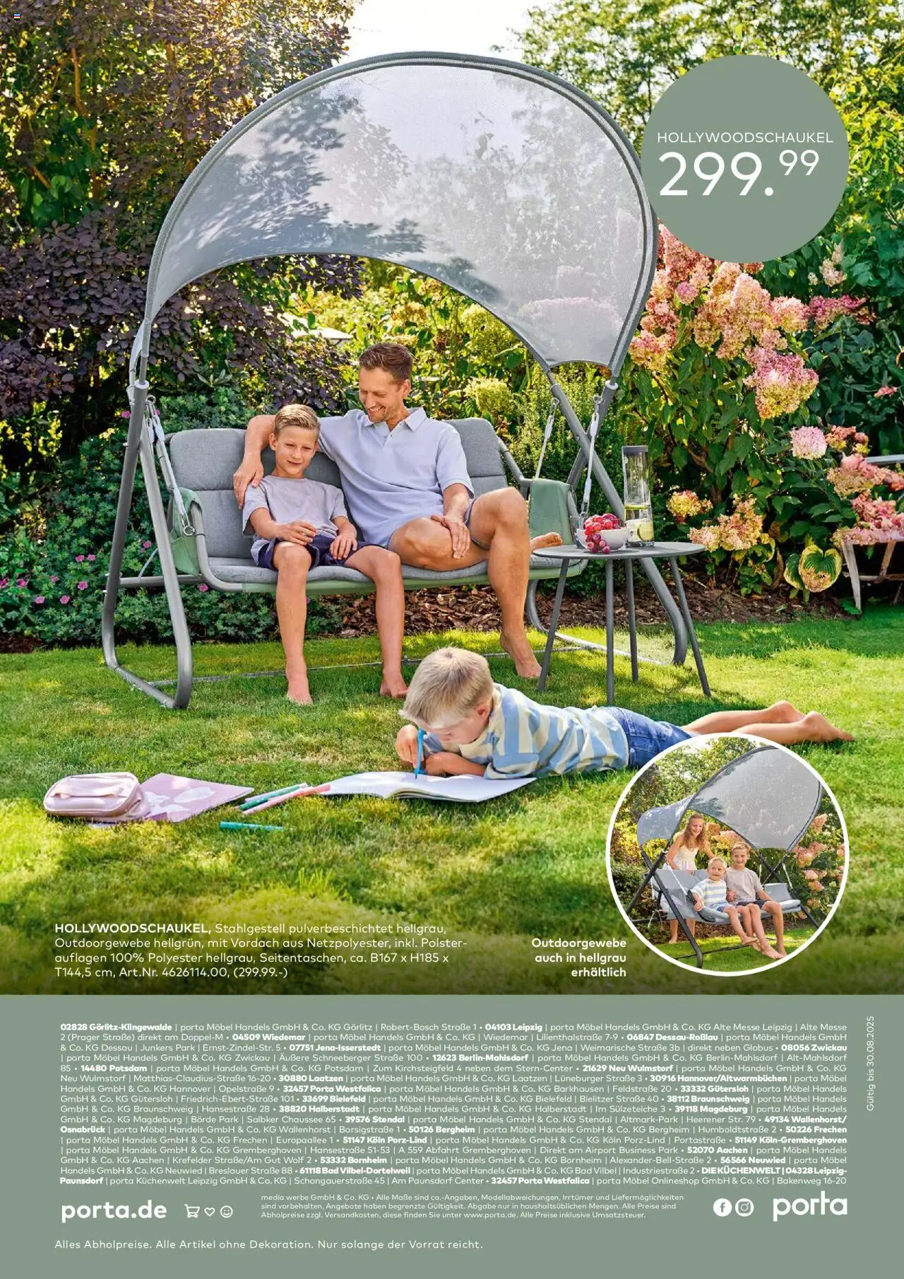 Porta! - Outdoor - Gartenmöbelkatalog 2025 - gültig ab dem 02.03.2025 | Seite: 92 | Produkte: Bad