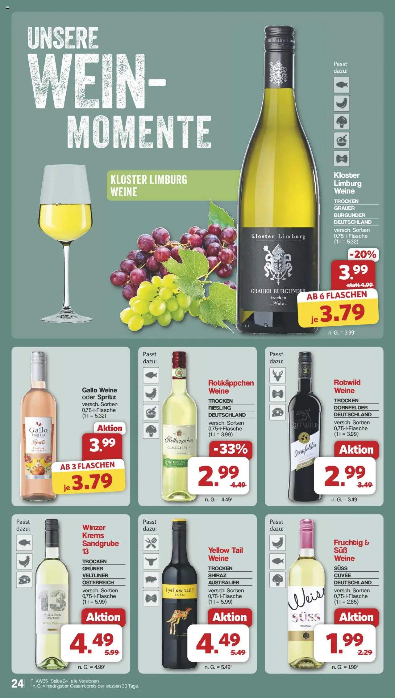 Famila Nordwest Prospekt 	 - gültig ab dem 25.08.2025 | Seite: 30 | Produkte: Rotkäppchen, Wein