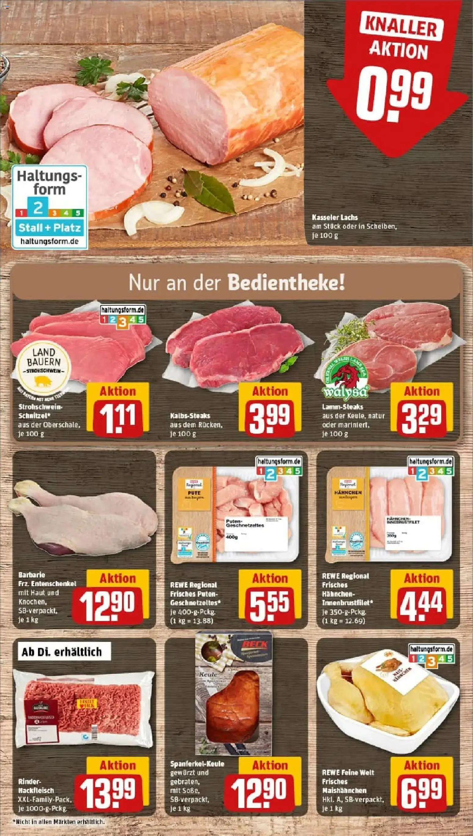 Rewe prospekt Veitshöchheim	 – gültig ab 10.11.2025 | Seite: 8 | Produkte: Pute, Hahnchen, Steak, Hackfleisch
