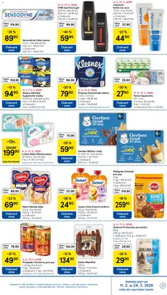 Náhled letáku Linteo Baby Dětské pleny, 42-54 ks. více druhů od 11.02.2026 | Strana: 21