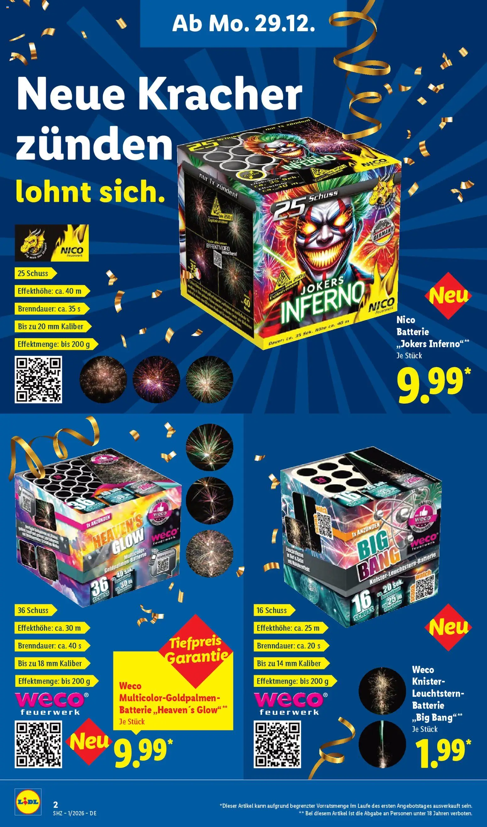 Lidl Prospekt Krefeld – gültig ab 29.12.2025 | Seite: 2 | Produkte: Batterie
