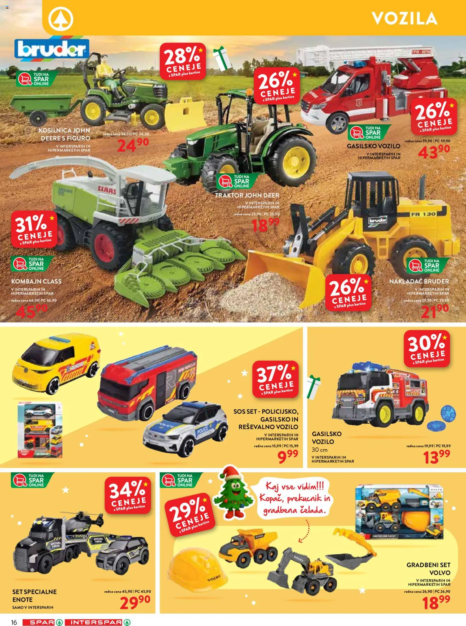 Novi Spar katalog ponudbe – veljaven od 12.11.2025 | Stran: 16 | Izdelki: Kosilnica