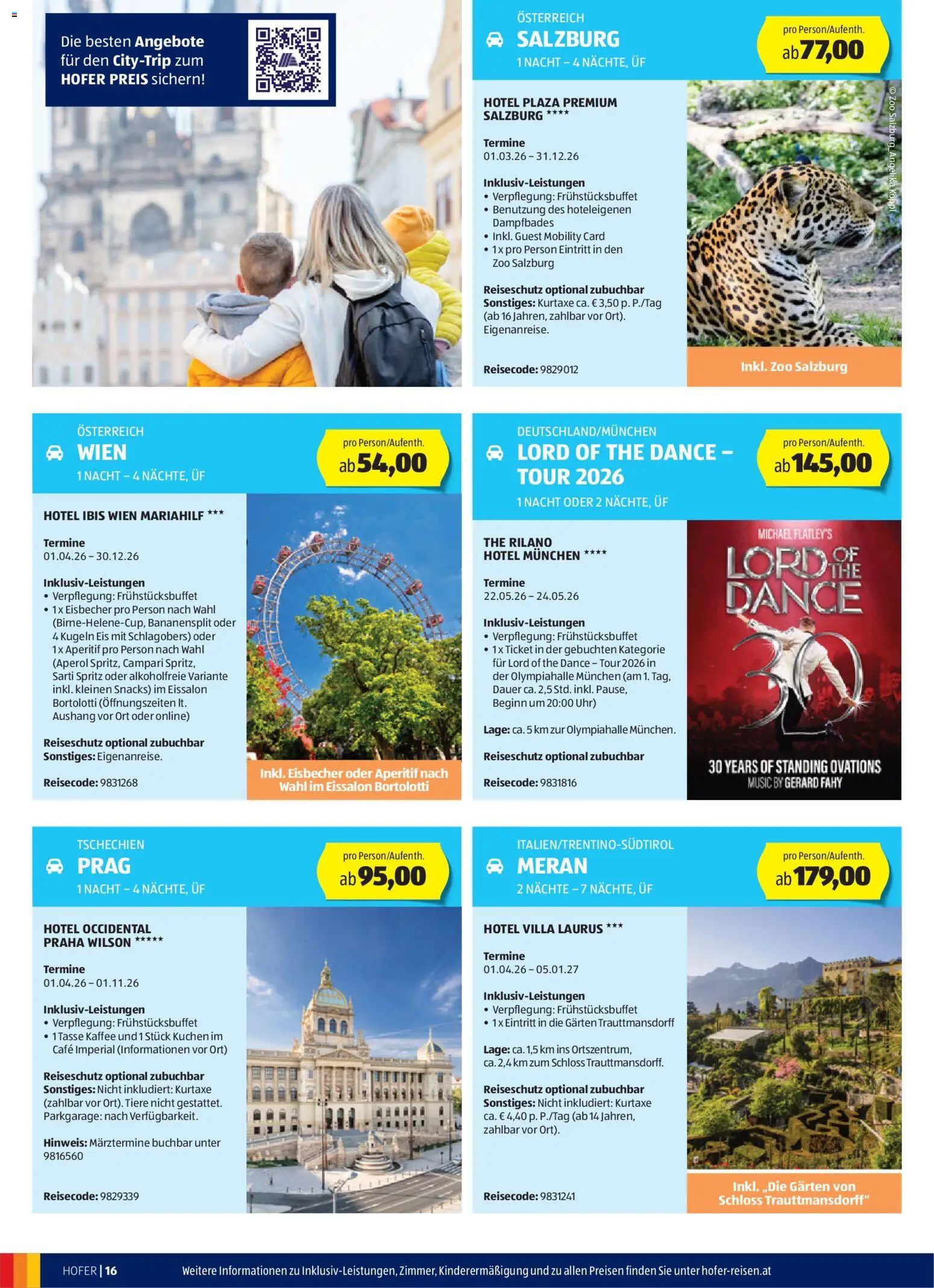 Hofer Wanderlust gültig ab 25.02.2026 | Seite: 16 | Produkte: Eis, Nauriit, Uhr, Kaffee