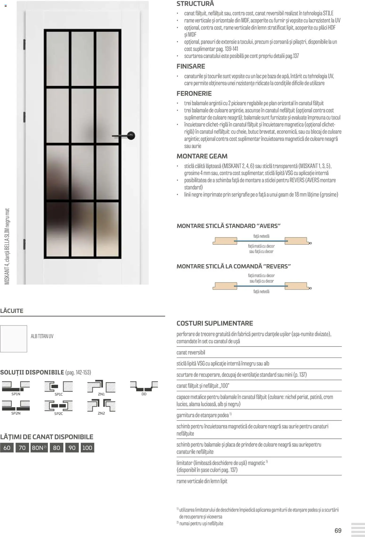 Noul catalog Proges – valabil de la 23.08.2024 | Pagină: 69 | Produse: Ușă