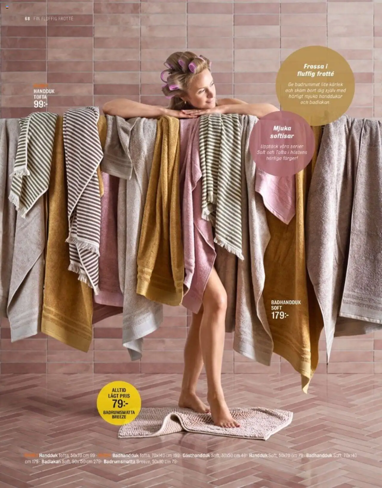 Mio reklamblad aktuell från 01.09.2025 | Sida: 68 | Produkter: Badrumsmatta, Handduk