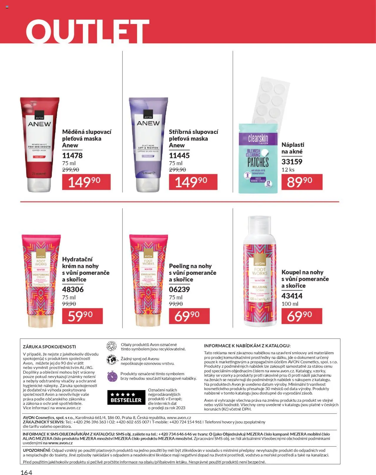Avon katalog 9/2025 od 01.09.2025 | Strana: 166 | Produkty: Známky, Pomeranče, Krém, Peeling