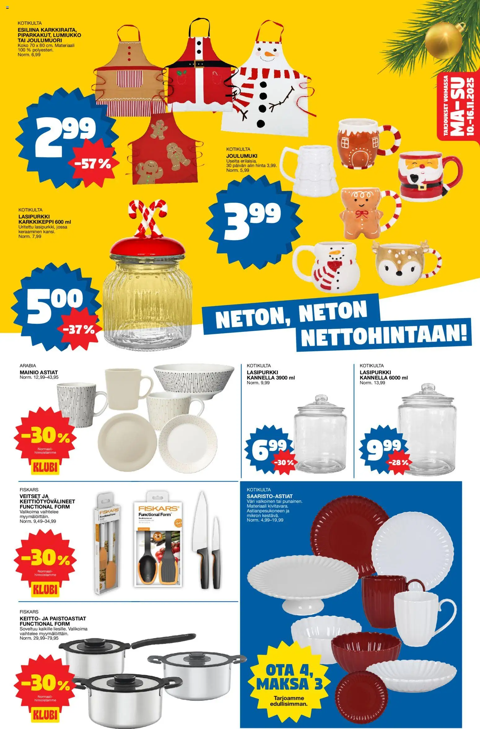 Tokmanni - Black Friday – voimassa 10.11.2025 alkaen | Sivu: 11 | Tuotteet: Keitto