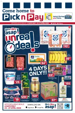 Pick n Pay specials catalogue – valid from 24.04.2026