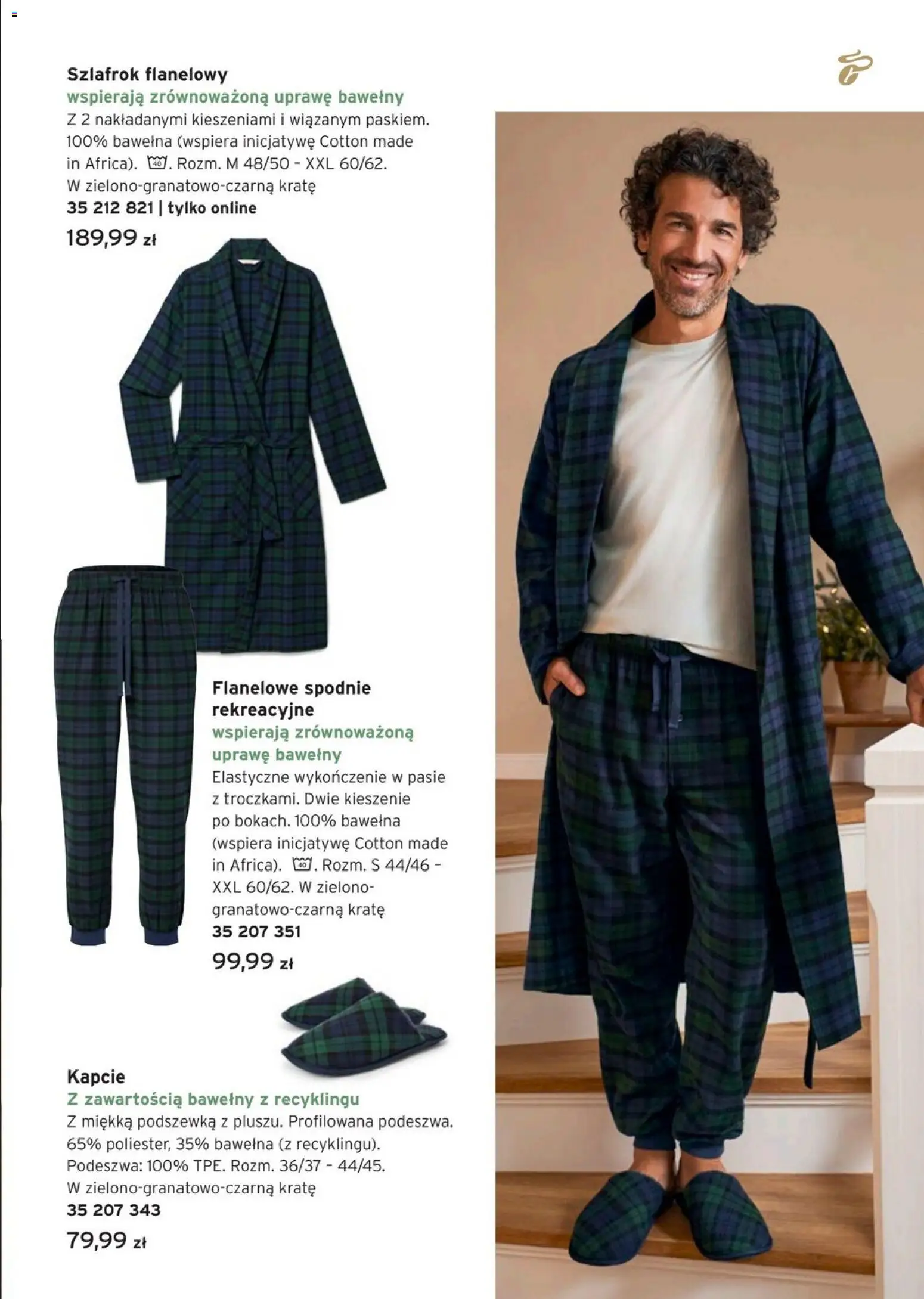 Tchibo promocje od 12.11.2025 | Strona: 19 | Produkty: Spodnie, Szlafrok, Kapcie