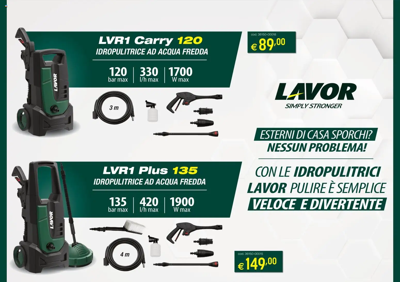 Volantino Brico OK del 05.03.2026 | Pagina: 2 | Prodotti: Acqua, Idropulitrice