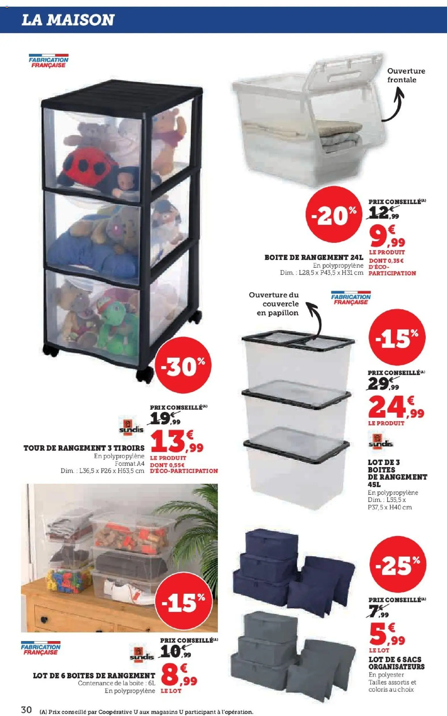 {H1} | Page: 30 | Produits: Tiroirs, Boîte de rangement