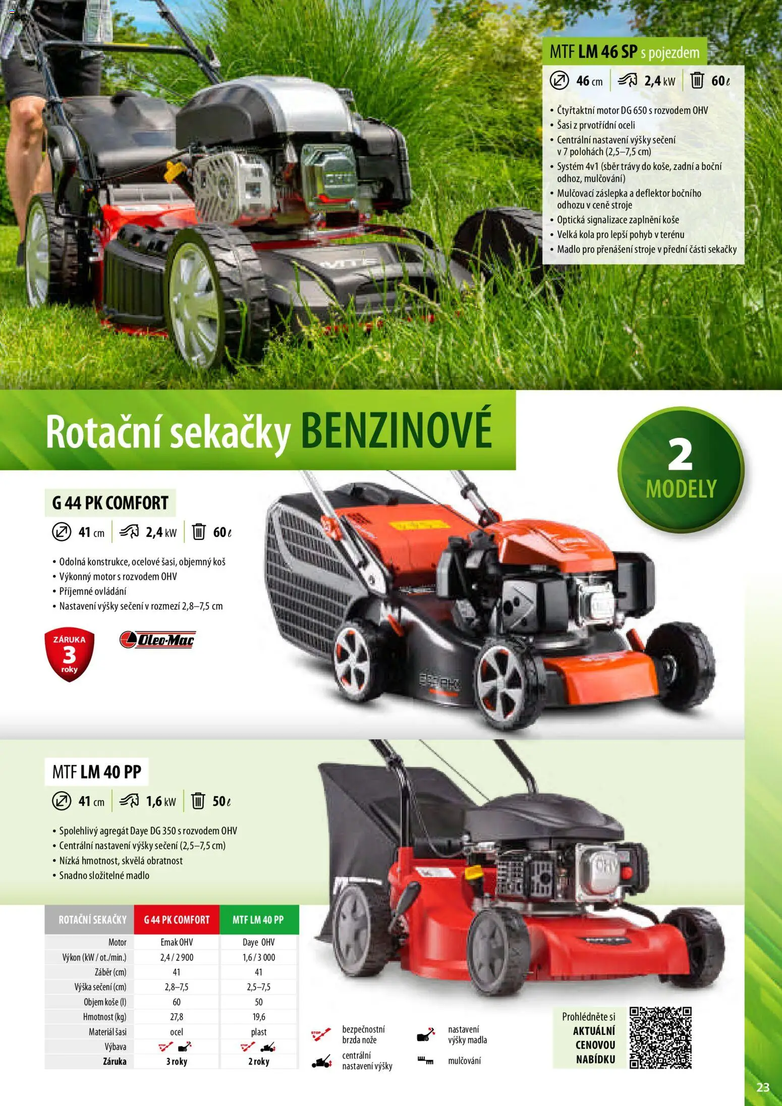 Mountfield katalog od 02.04.2026 | Strana: 23 | Produkty: Nože, Madlo, Modely, Koš