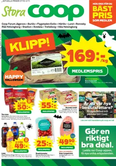 Stora Coop - Helsingborg - Förhandsvisning av reklamblad från butik Stora Coop aktuell från 27.10.2025