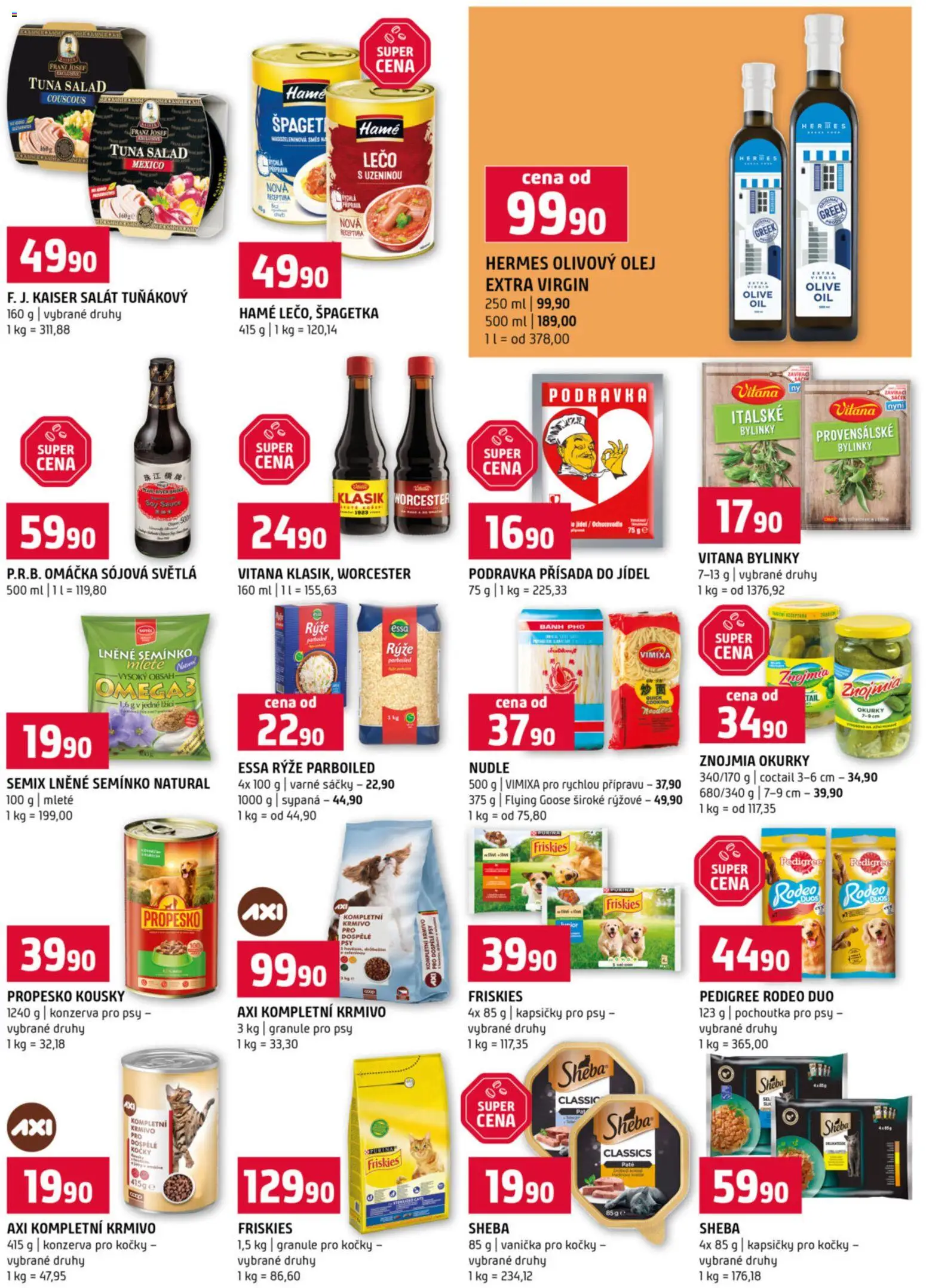 Terno leták od 18.02.2026 | Strana: 11 | Produkty: Olivový olej, Granule, Okurky, Rýže parboiled