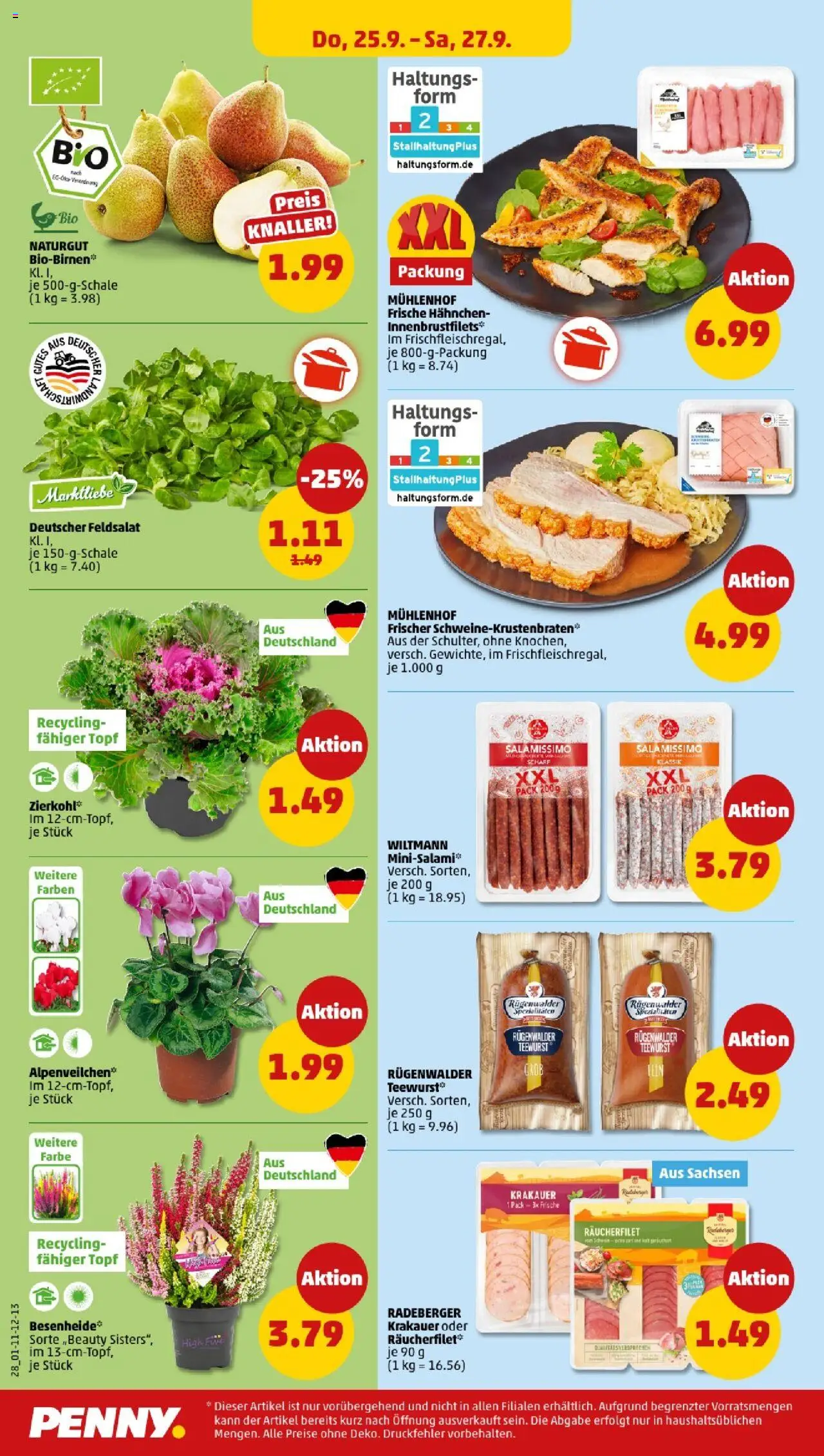 Penny - Sachsen-Anhalt – gültig ab 22.09.2025 | Seite: 30 | Produkte: Hahnchen