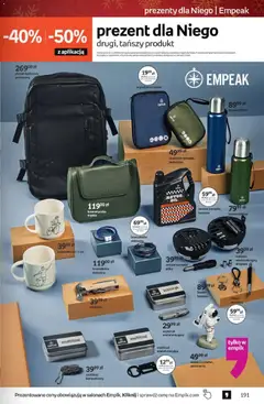 Pogląd oferty "Empik Black Friday" - ważna od 26.11.2025 | Strona: 191 | Produkty: Bransoletka, Plecak, Multitool, Zestaw narzędzi