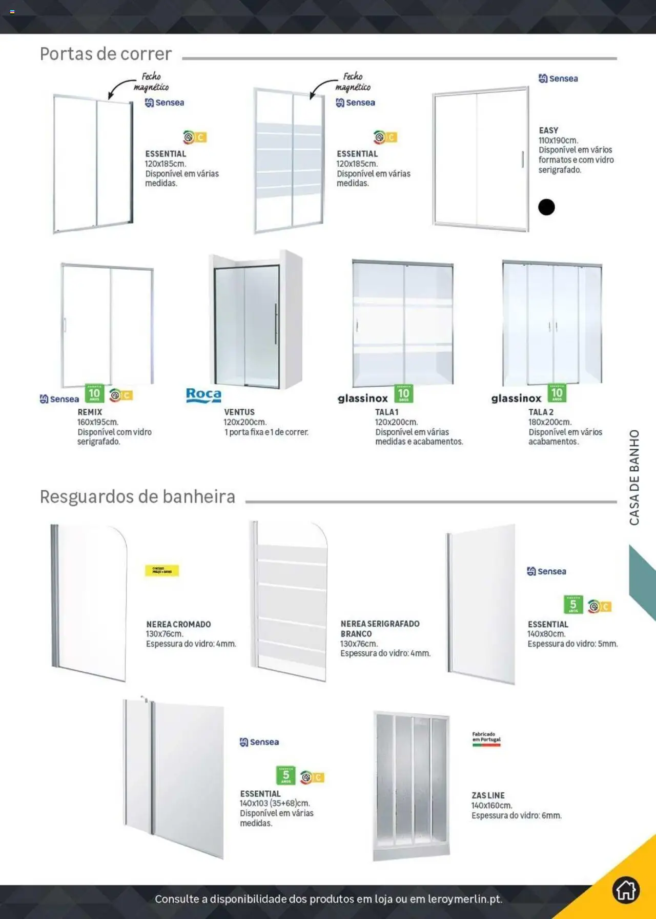 Leroy Merlin Catálogo │ válido de 18.11.2024 | Página: 243 | Produtos: Porta, Portas, Casa de banho, Banho