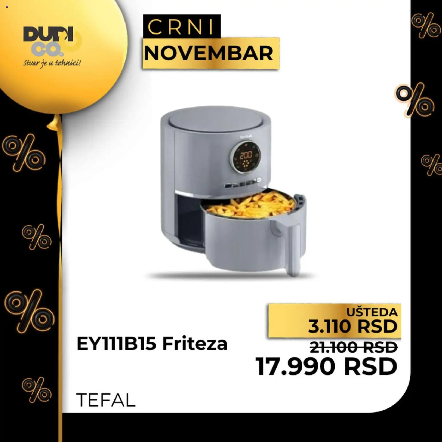 Dudi co. katalog - važi od 10.11.2025 | Strana: 51 | Proizvode: Friteza