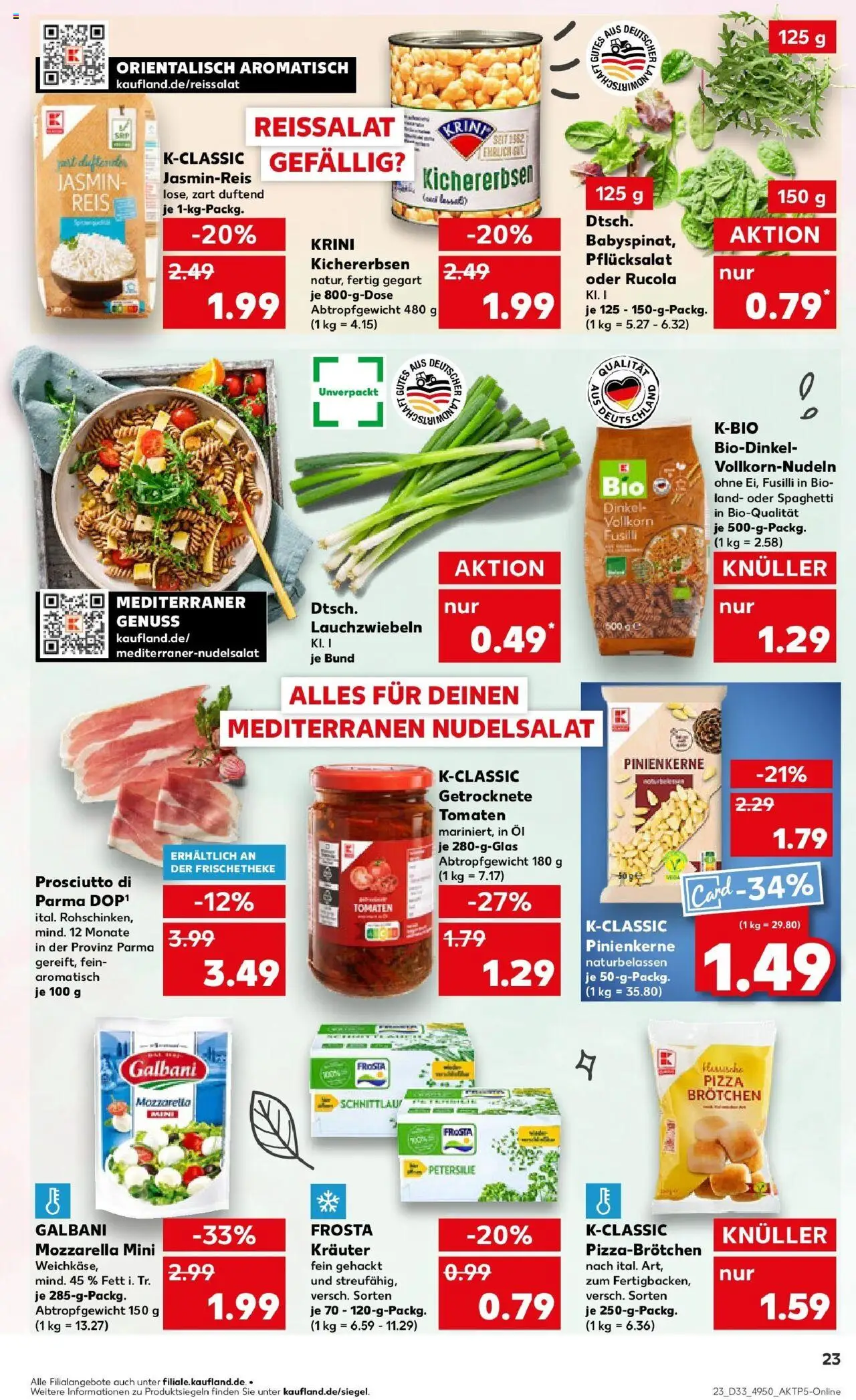 Kaufland prospekt Leonberg	 - gültig ab dem 18.08.2025 | Seite: 36 | Produkte: Mozzarella, Rucola, Tomaten, Petersilie