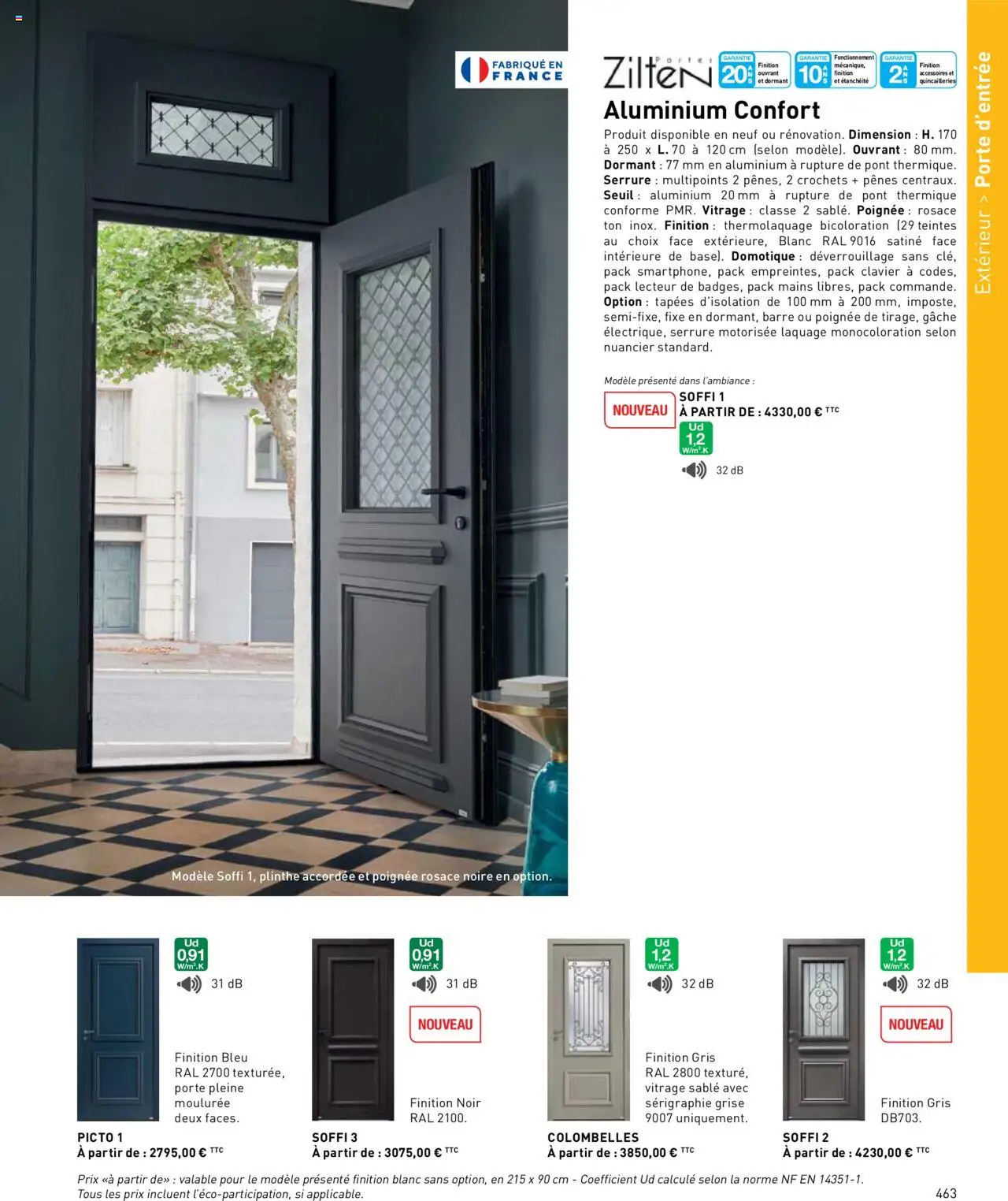  | Page: 463 | Produits: Clavier, Plinthe, Porte