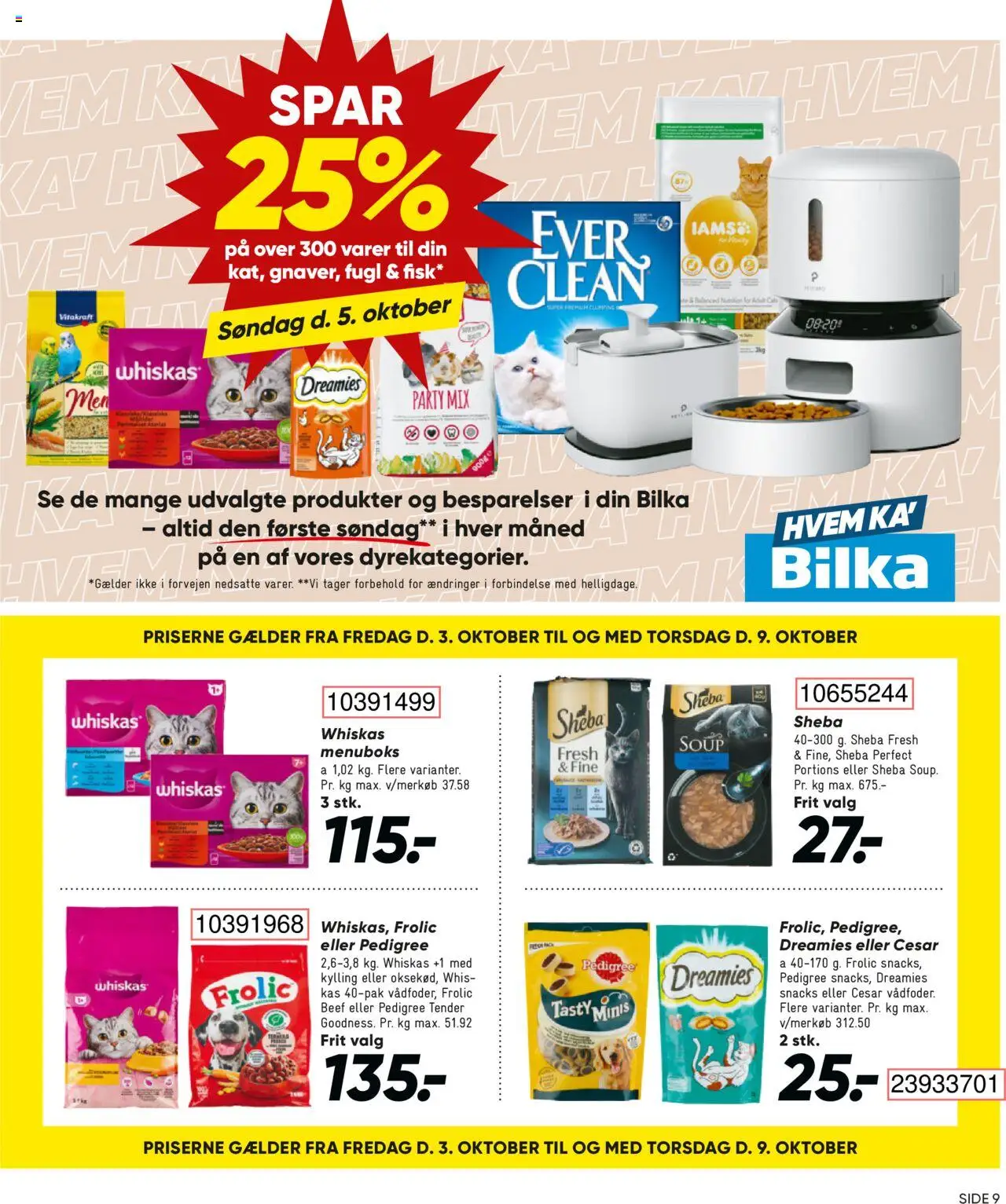 Bilka tilbudsavis – gyldig fra 03.10.2025 | Side: 9