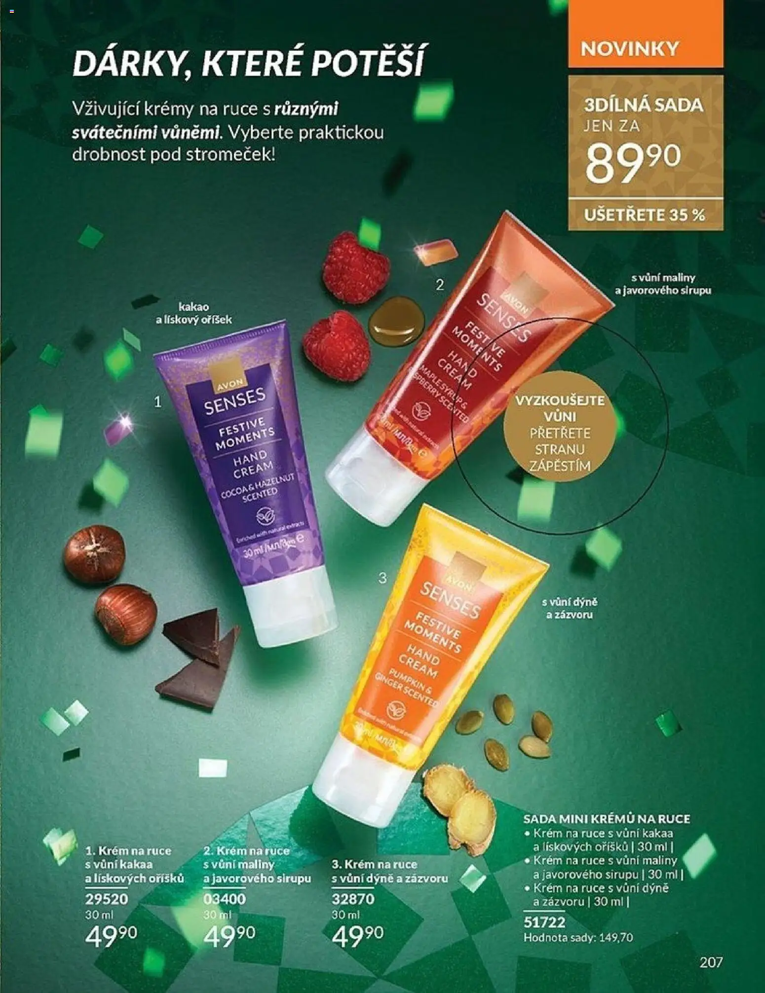 Avon Black Friday od 01.11.2025 | Strana: 207 | Produkty: Krém, Krémy na ruce, Maliny, Dýně