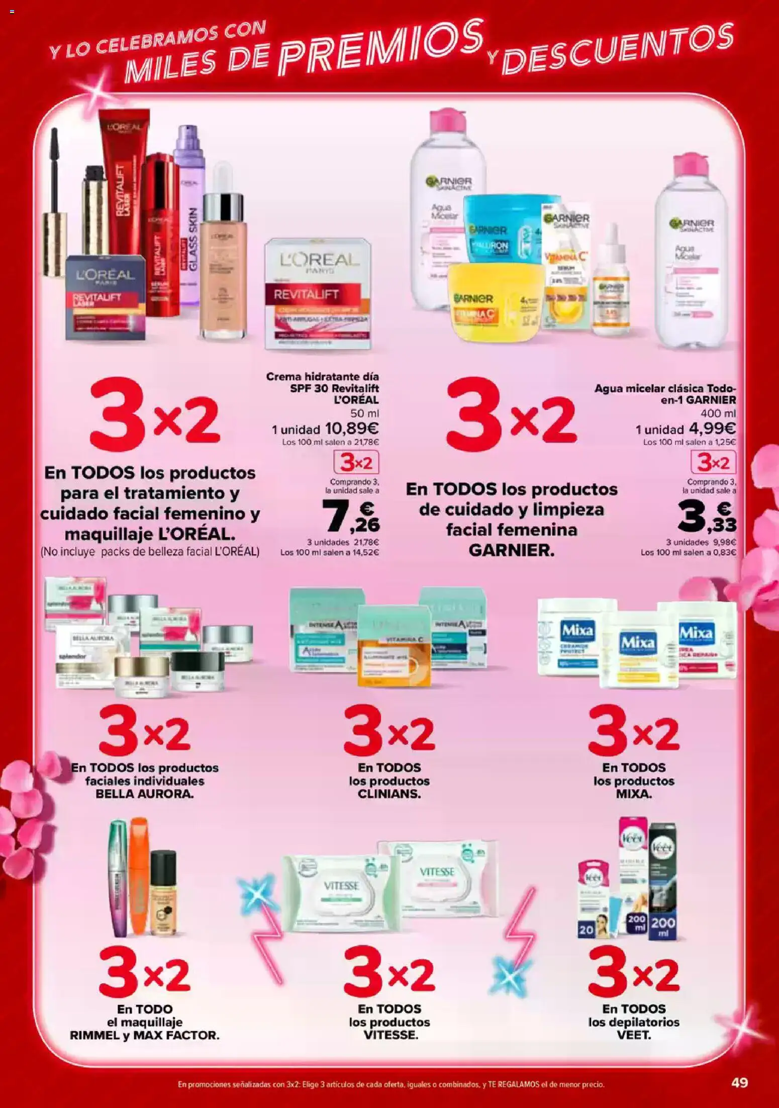 Carrefour folleto │ válido desde el 23.04.2026 | Página: 48 | Productos: Maquillaje, Crema, Té, Crema hidratante
