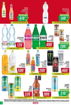 COOP akciós ujság - amely érvényes a következő dátumtól: 19.06.2025 | Oldal: 10 | Termékek: Energiaital, Cappuccino, Gösser, Citrom