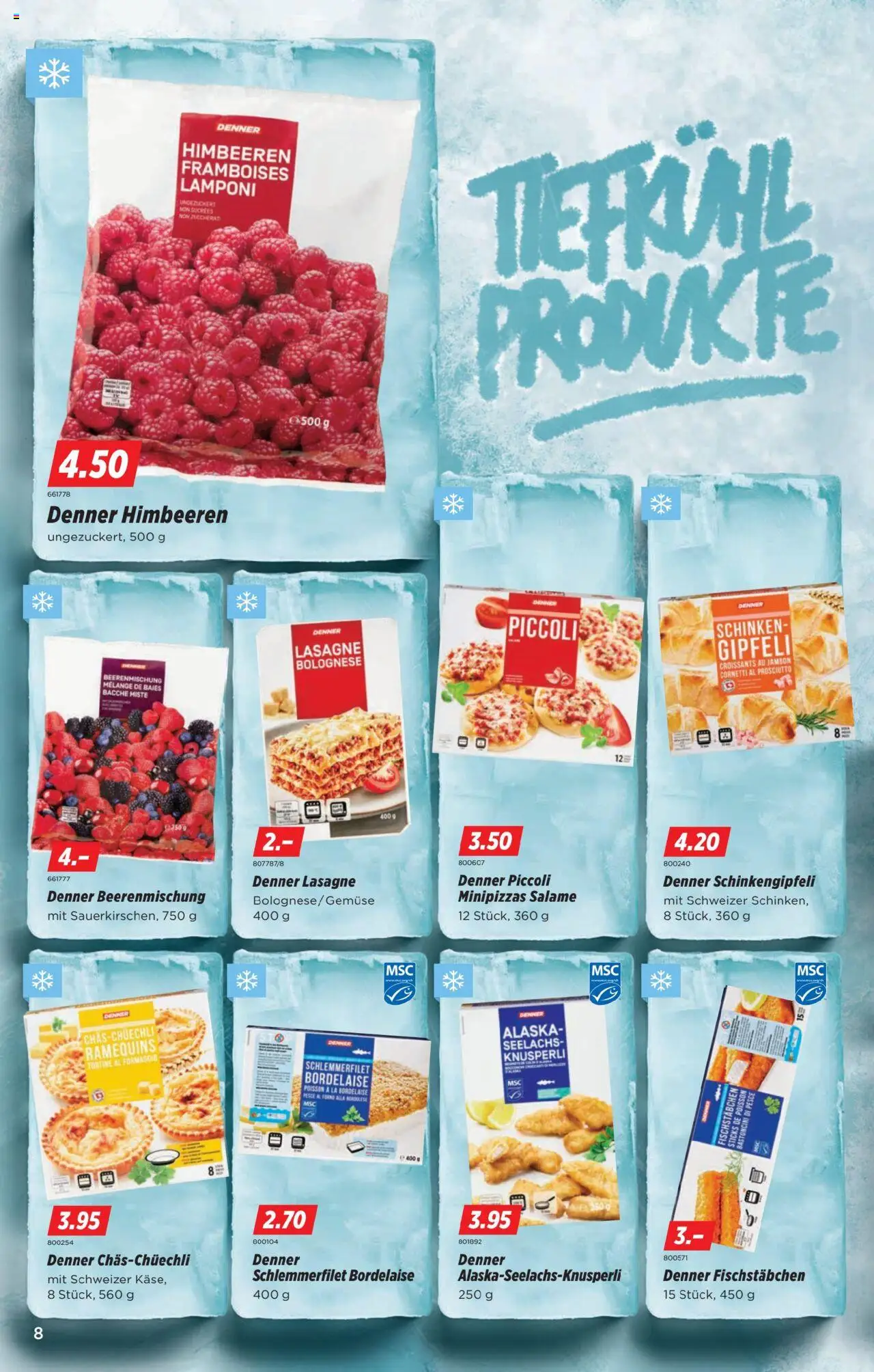Denner Aktionen – gültig ab 16.09.2025 | Seite: 8 | Produkte: Gipfeli, Schinken