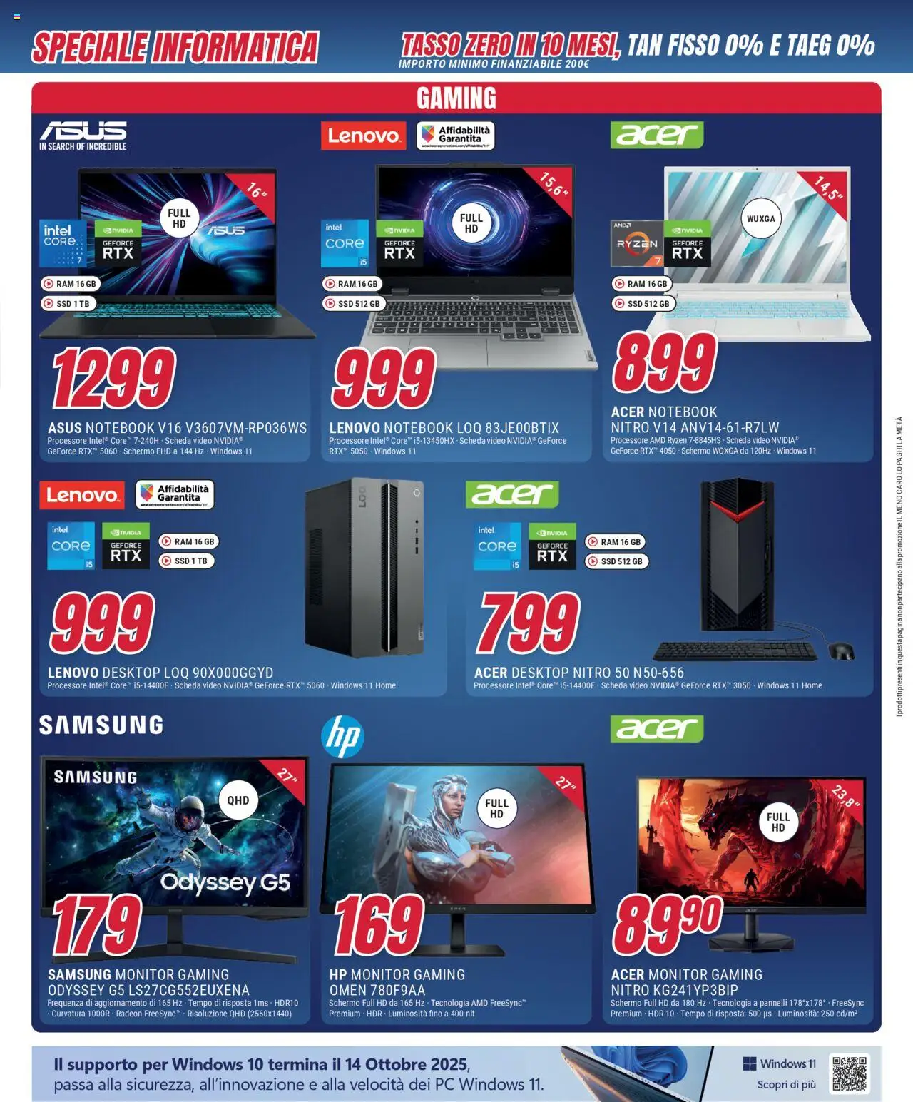 Volantino Trony del 21.08.2025 | Pagina: 33 | Prodotti: Schermo, Monitor, Video, Samsung
