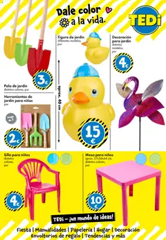 Vista previa TEDi folleto válido desde el 06.03.2026 | Página: 13 | Productos: Mesa, Silla, Mesa para niños