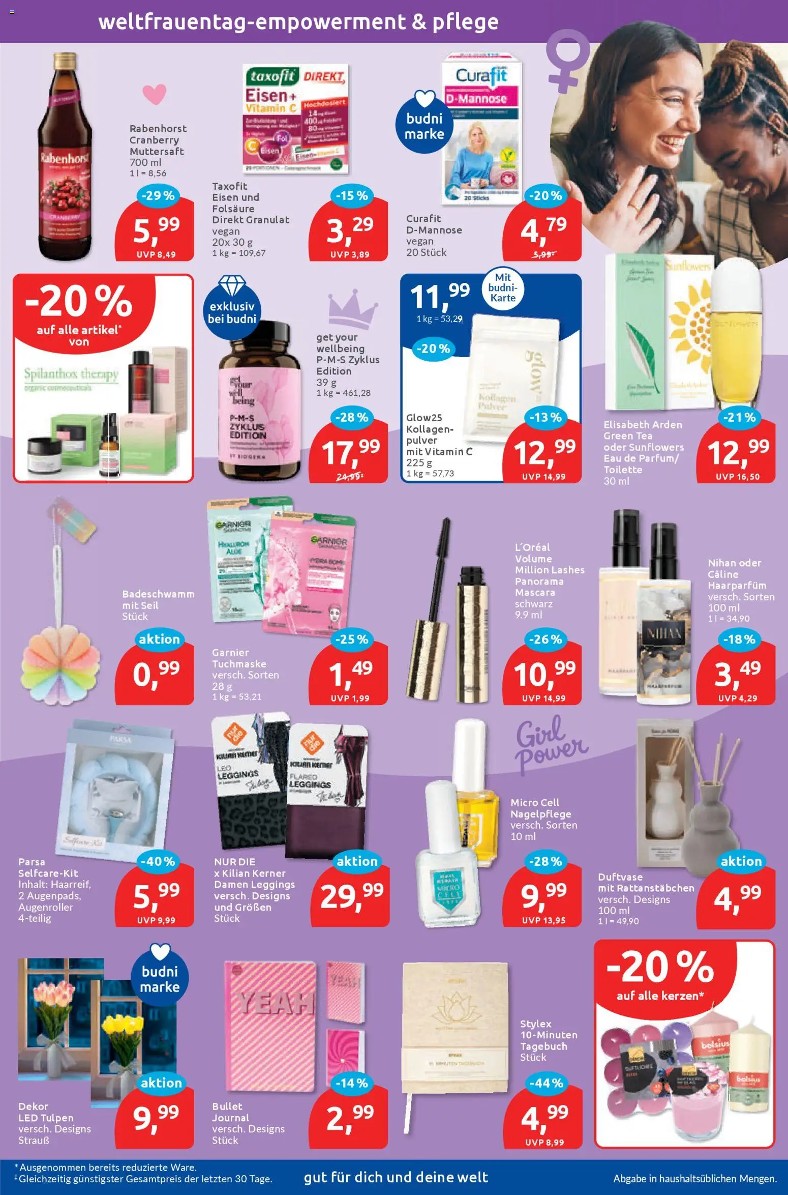 Budni Prospekt 	 – gültig ab 02.03.2026 | Seite: 7 | Produkte: Toilette, Leggings, Mascara, Tuchmaske
