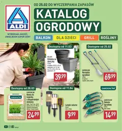 Pogląd oferty "Aldi Gazetka - Katalog ogrodowy" - ważna od 25.02.2026