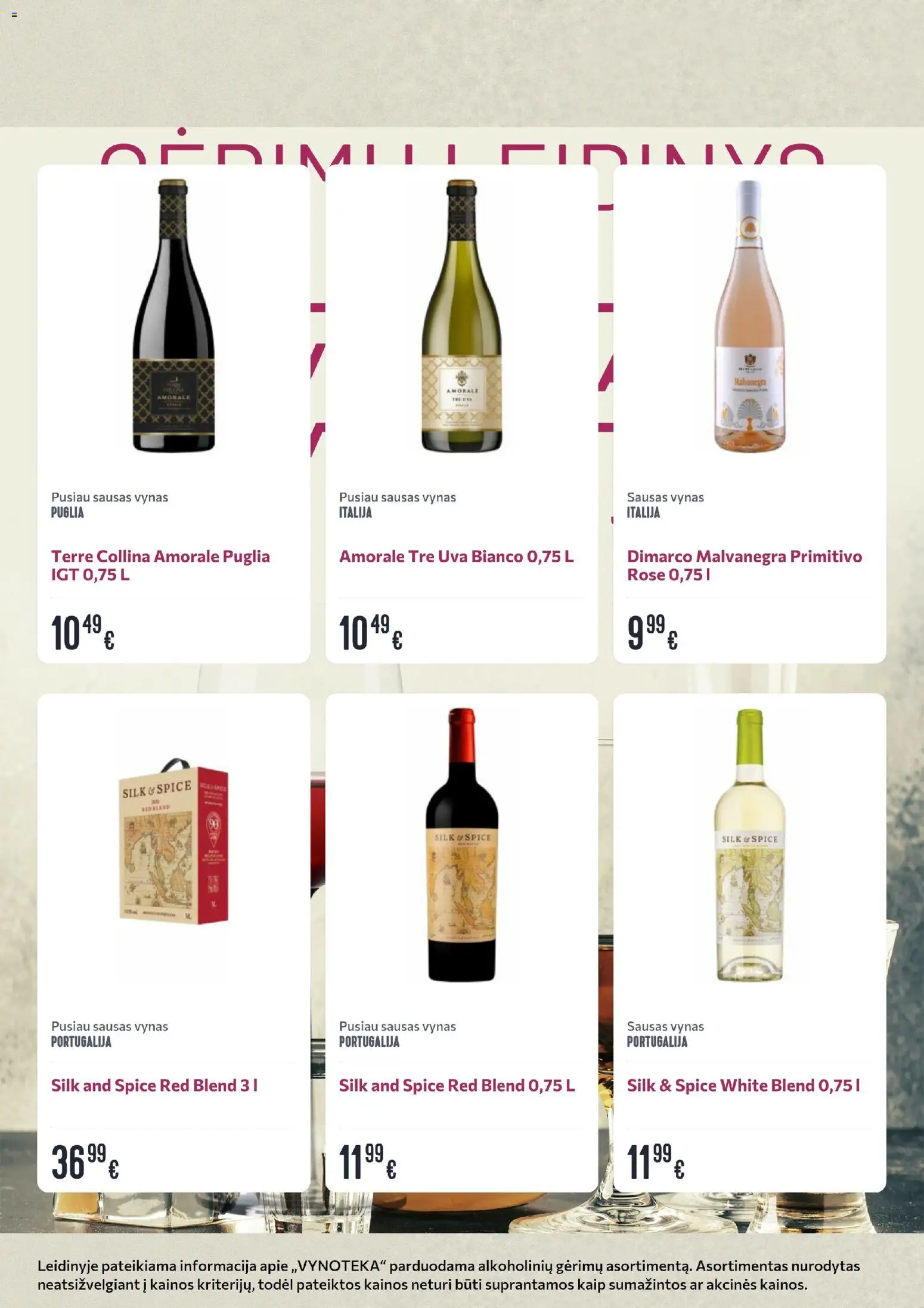 VYNOTEKA akcijos nuo 06.04.2026 | Puslapis: 18 | Prekių: Vynas