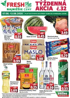 Fresh Leták - náhľad platný od 07.08.2025