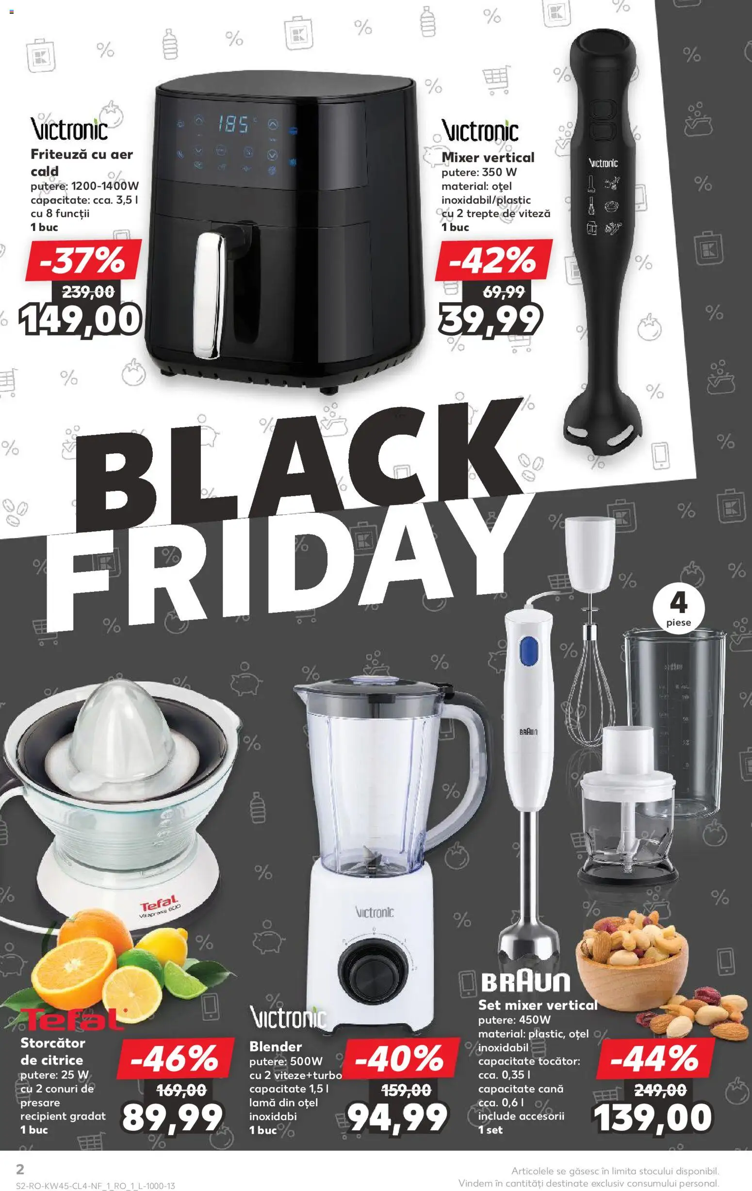 Kaufland RO akciós ujság - amely érvényes a következő dátumtól: 05.11.2025 | Oldal: 2 | Termékek: Tefal