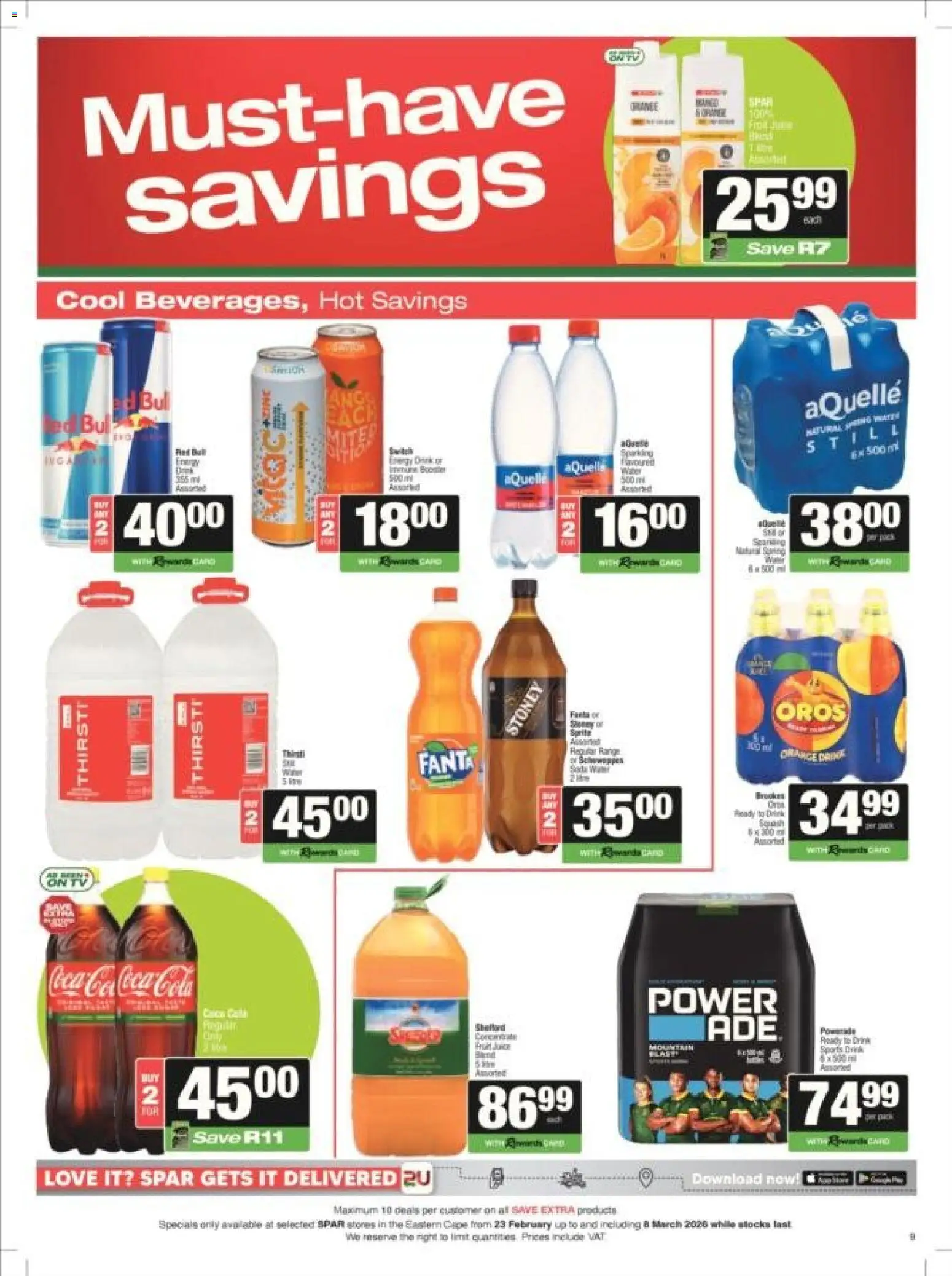 New Spar catalogue – valid from 23.02.2026 | Page: 20 | Products: Fanta, Sprite, Stoney