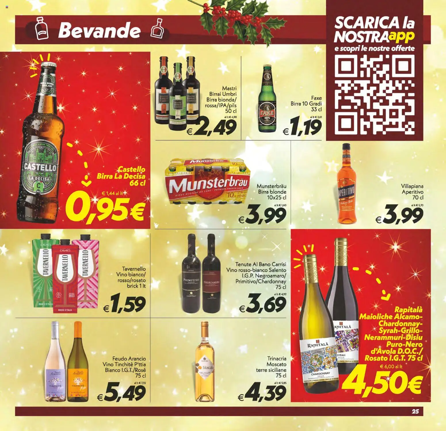 Volantino SuperConveniente del 05.12.2025 | Pagina: 25 | Prodotti: Birra, Vino, The, Aperitivo