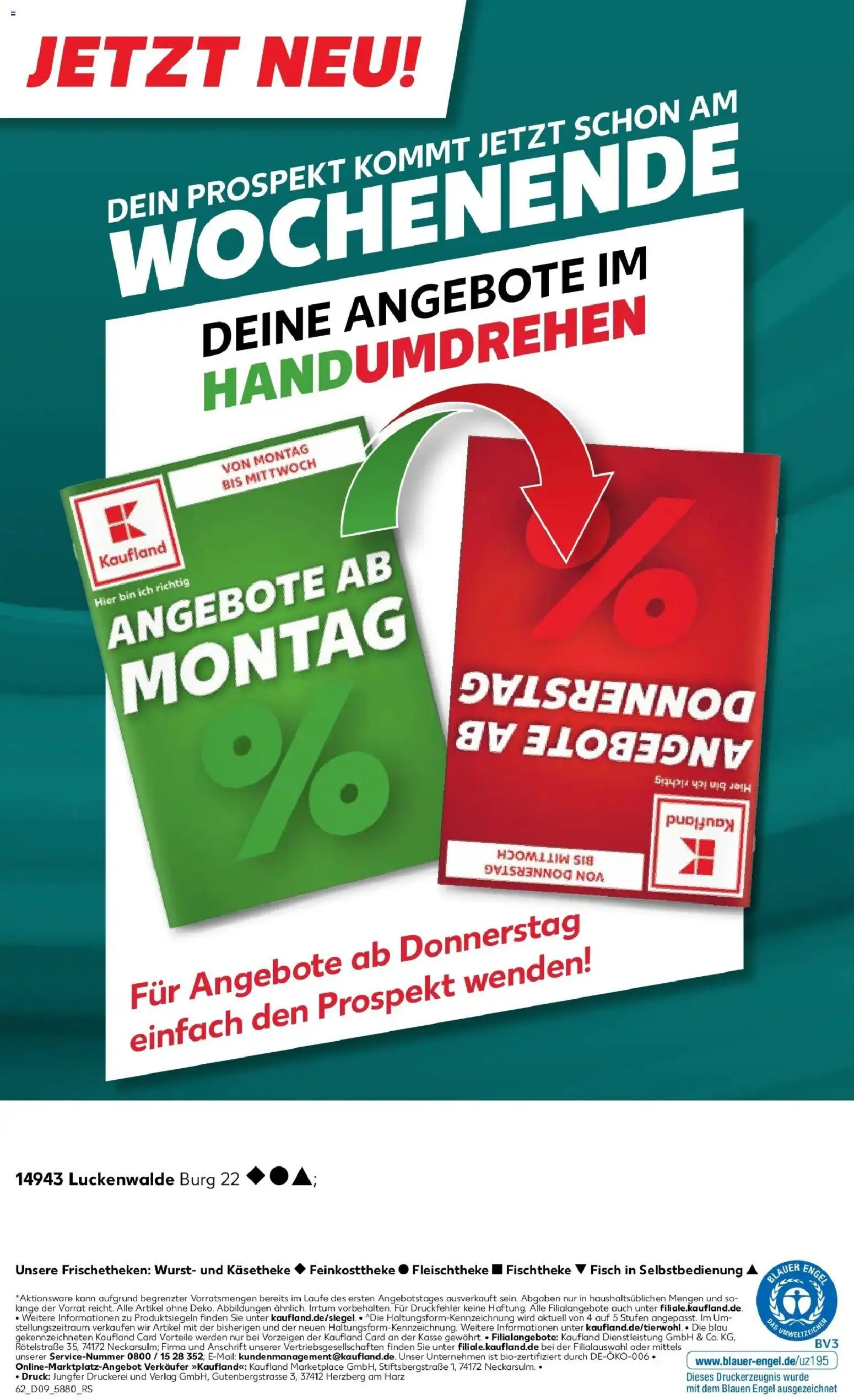 Kaufland prospekt Luckenwalde	 – gültig ab 26.02.2026 | Seite: 62 | Produkte: Wurst