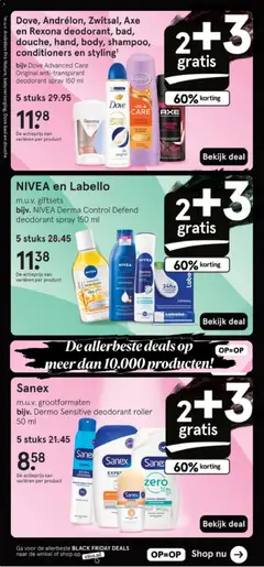 Dove Advanced Care Original anti-transpirant deodorant spray 150 ml, Original anti-transpirant deodorant spray 150 ml - Voorbeeld van een folder van Etos, geldig van 24.11.2025 | Pagina: 6 | Producten: Deodorant, Antitranspirant, Kan, Bad