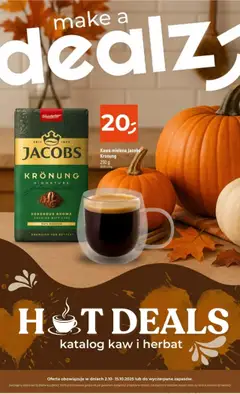 Pogląd oferty "Dealz Gazetka - Katalog Kaw I Herbat" - ważna od 02.10.2025