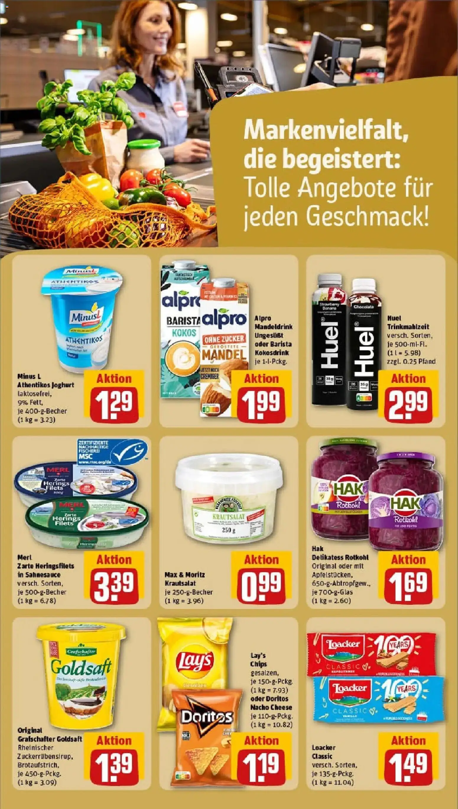 Rewe prospekt Neuss / Innenstadt	 – gültig ab 10.11.2025 | Seite: 17 | Produkte: Rotkohl, Alpro, Zucker, Chips
