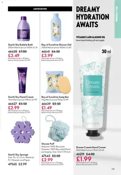 Preview of Oriflame - Offers valid from 01.10.2025 | Page: 125 | Products: Hand cream, Shower gel, Oil, Cream
