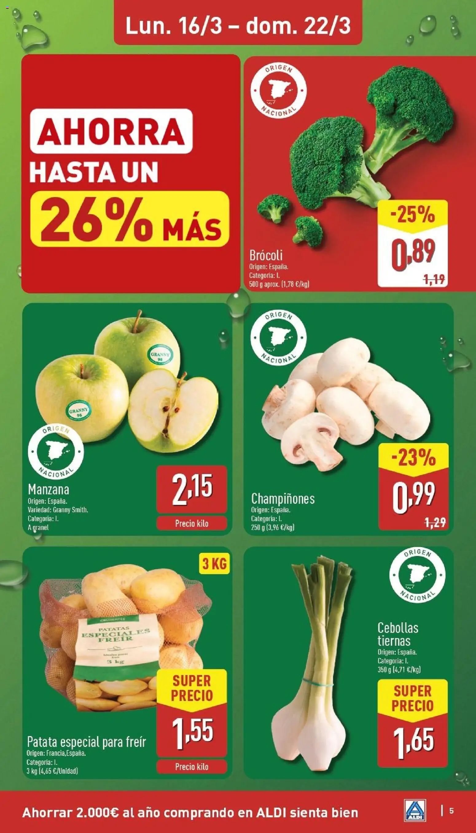 Aldi folleto Baleares │ válido desde el 16.03.2026 | Página: 5 | Productos: Manzana