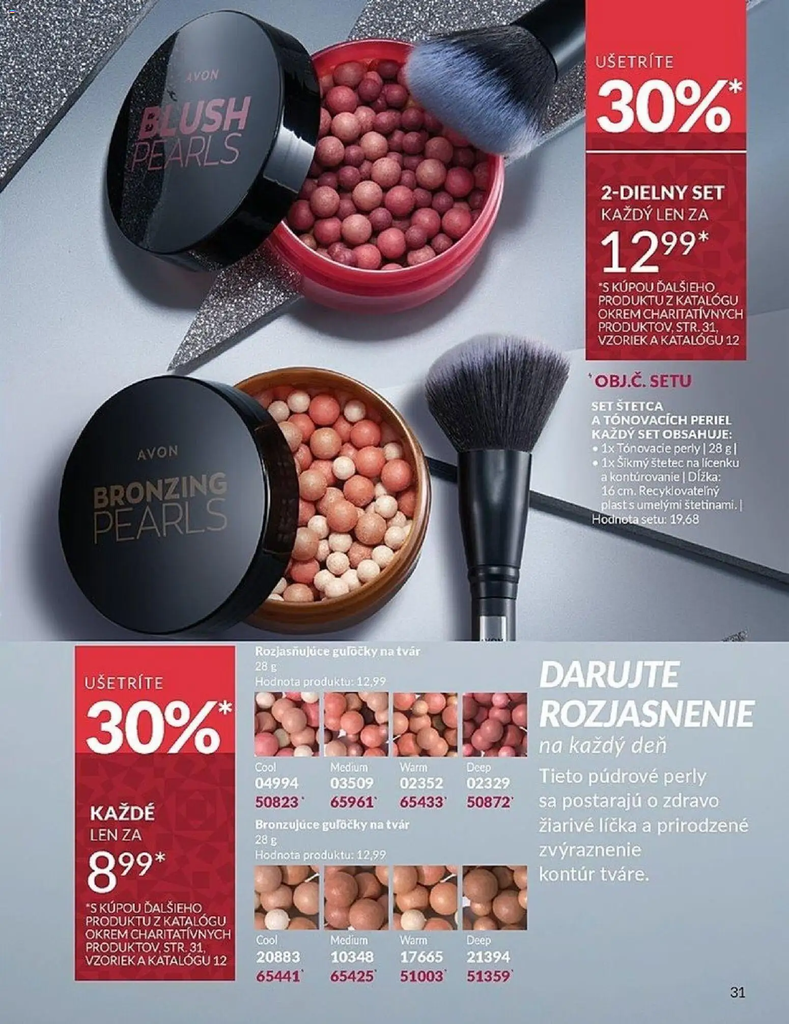 Nové Avon akcie – leták je platný od 01.11.2025 | Strana: 31 | Produkty: Štetec